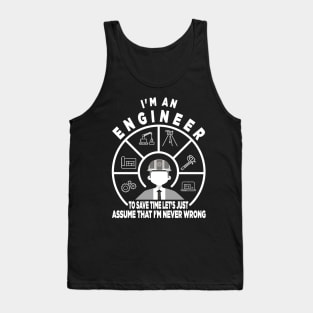 Engineer Profession Civil Engineer Construction Tank Top